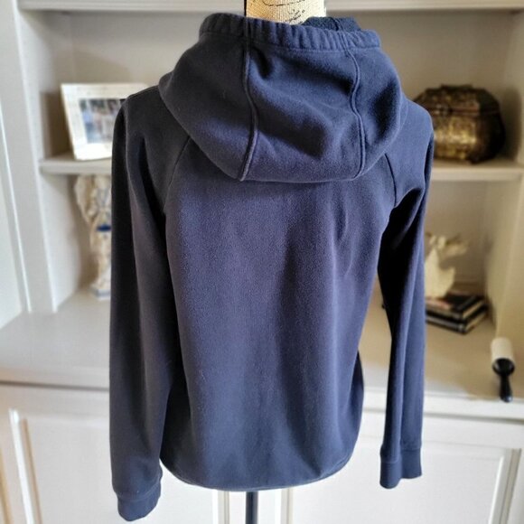 Under Armour  Women's Cotton Fleece Sportstyle ,Logo Hoodie XS  Black/White/Grey - Picture 2 of 6